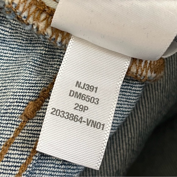 Madewell The Petite Perfect Vintage Wide-Leg Crop Jean, Cresslow Wash, Size 29P - Picture 6 of 10